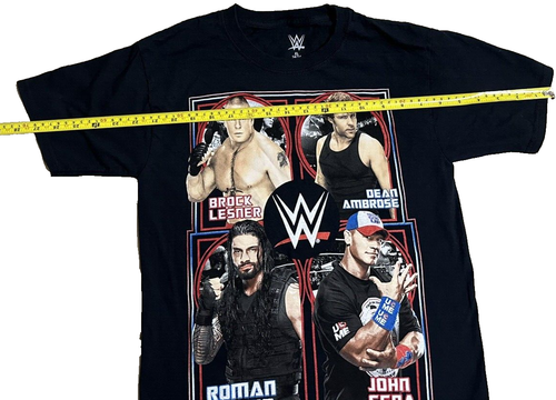 WWE Kids 2017 Brock Lesnar Dean Ambrose Roman Reigns John Cena Shirt XL 14/16 - Picture 9 of 9