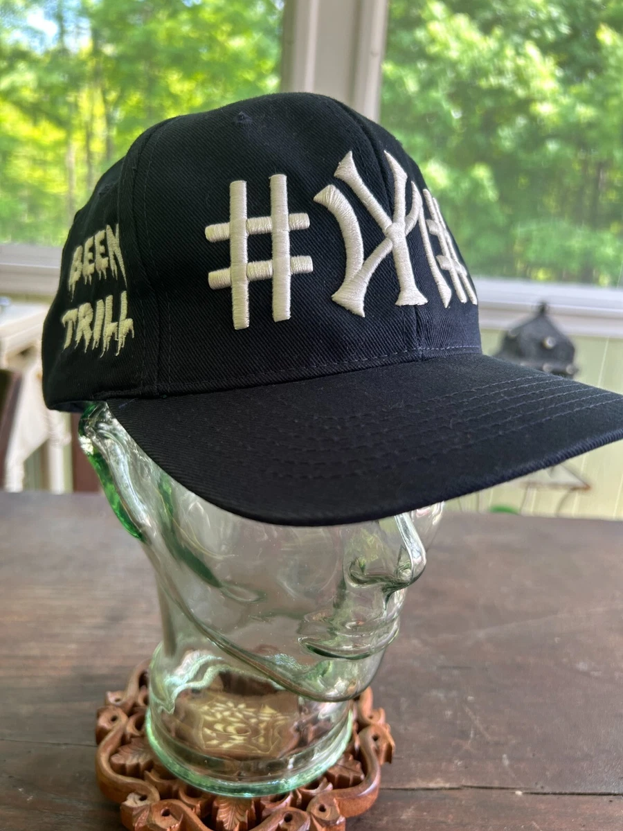 Been Trill #NY# 40 oz NYC Snapback Hat Virgil Abloh navy