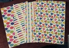 Birthday Wrapping Paper Sheet - 12 Sheets Folded Flat Gift Wrap with “Happy Birt