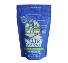 Celtic Sea Salt Fine Ground Resealable Bag - 8 Oz