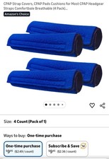 4 Pack CPAP Strap Covers Breathable CPAP Strap Cushions for Most CPAP Headgear