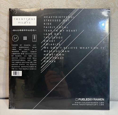 TWENTY ONE PILOTS - BLURRYFACE NEW VINYL Sealed 7567-86696-3 - Picture 2 of 3