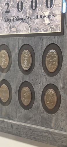 Disney 2000 Millennium Resort Pressed Quarter Framed Set Rare Find LE 12/100 WDW - Picture 6 of 9