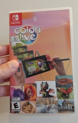 NINTENDO SWITCH: ''Colors Live'' - MINT OPENED, NEVER TOUCHED. WITH NEW ART PEN!