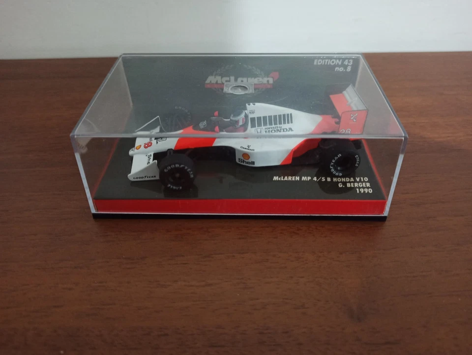 F1 MINICHAMPS 1/43 MCLAREN MP4/5 B HONDA V10 G. BERGER 1990 - Immagine 4 di 4