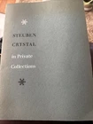 STEUBEN CRYSTAL in Private Collections vintage 1961 large booklet Steuben Glass