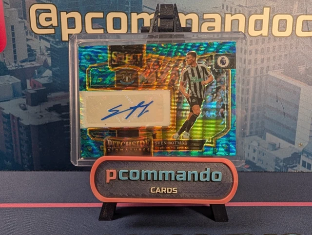 2022-23 Panini Select EPL Sven Botman Peacock Auto Soccer Card