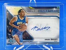 Amari Bailey 2023 Bowman U University Chrome Prime Signatures 19/50 Auto UCLA