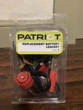 Speedrite/Patriot Electric Fence Charger/Energizer 12V Battery Leads 807396