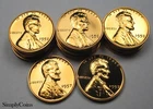 (16) 1957 1958 Lincoln Wheat Cent Proof Penny Pennies Red US Mint Partial Roll