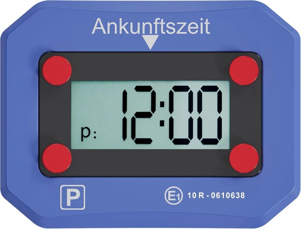 Elektronische Parkscheibe, Digitale Parkuhr Mit Kba-Zulassung, Parkscheibe Autom-image