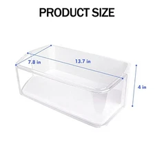 DA97-12650A Right Door Shelf Bin for Samsung Refrigerator – Durable PS Material,