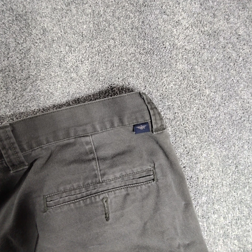 Pantalones Cortos Chinos Dockers Para Hombre 38 Verde Oliva Plisado Frontal Clásico Estilo Caqui Foto 4 de 4