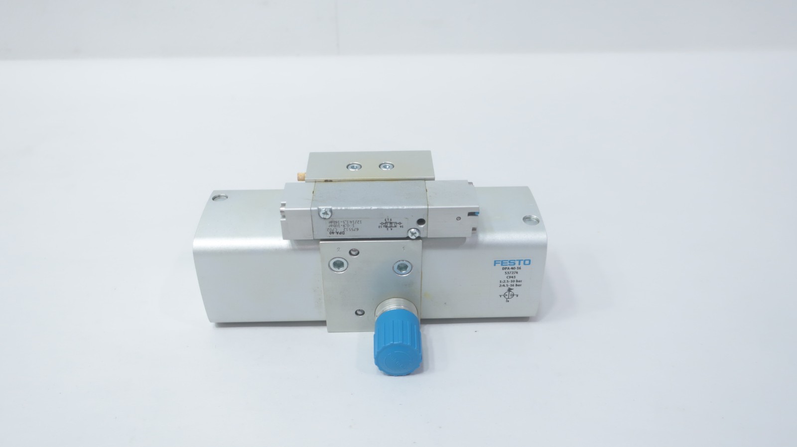 Festo DPA-40-16 Pneumatic Pressure Booster 2.5-10/4.5-16bar 1/4in Npt