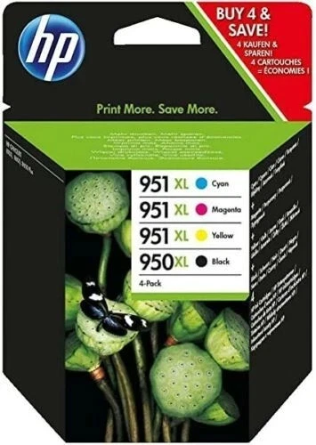 HP 950XL / 951XL C2P43AE Multipack cartouche d'encre authentique CMYK (TVA inclu - Photo 1/1