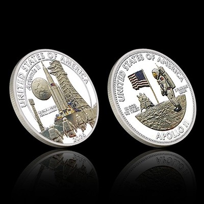 2026 NASA Artemis II Lunar Flyby Gedenkmünze - Weltraum Sammlerstück Geschenk