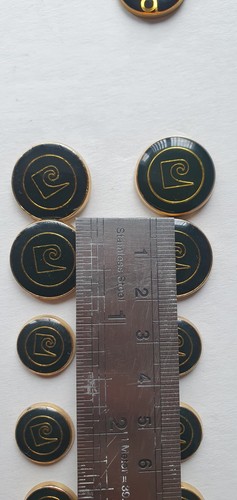 Pierre Cardin Vintage Rare Buttons X 10. - Picture 3 of 4
