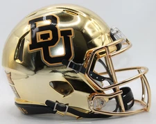 2025 Baylor Bears Custom Chrome Riddell Mini Helmet