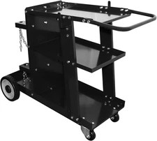 Weldpro Welding Cart for MIG Welder TIG Welder and Plasma Cutter, 3-Tier Heavy D