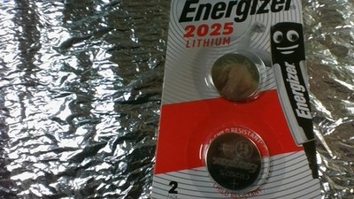 Energizer #2025 Lithium Twin Pack