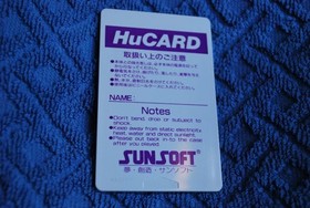 PC Engine Hu card Benkei working Japan Region