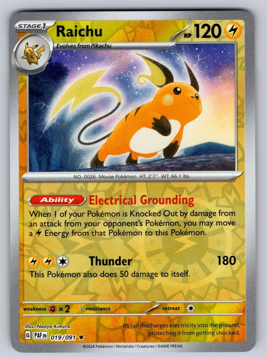 Raichu 019/091 SV: Paldean Fates for sale | eBay
