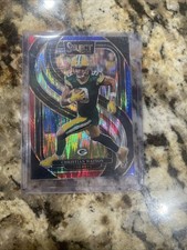 2024 Panini Select - Premier Level Christian Watson #138 Red & Blue Shock Prizm