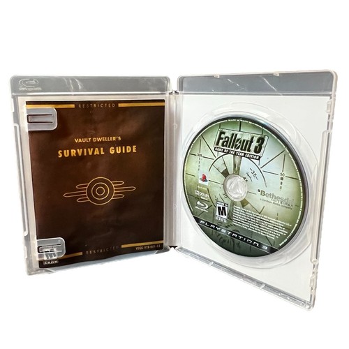 Fallout 3 Game of the Year Edition with Slip Cover(Sony PlayStation 3, 2009) - Picture 3 of 6