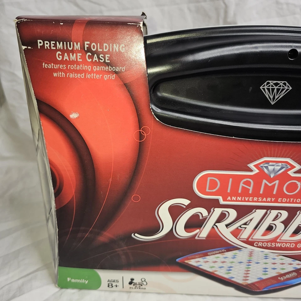 Scrabble Diamond Anniversary Edition Premium Folding Crossword Game Case 2008 - Image 2 of 4