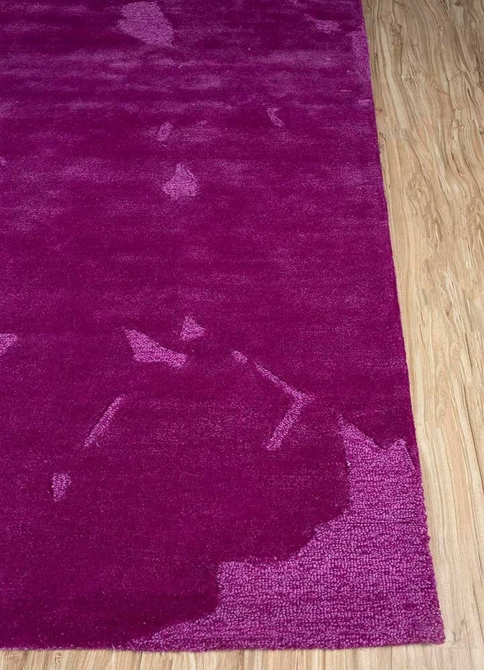 New Modern Handmade Area Rug purple orchid hand tufted Rug 6x9|7x10|8x10|9x10| - Image 3 of 4