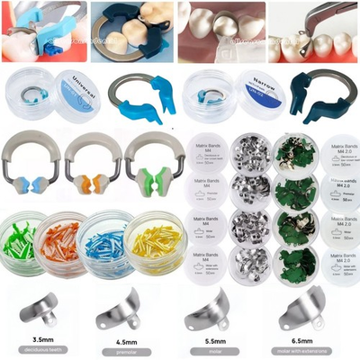 #ad Dental Fit Garrison Palodent System Matrix Bands Ring Sectional Matrice Clamp $227.99