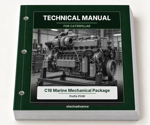 Technical Repair Manual fits Caterpillar C18 MarineMechanicalPackage Prefix PHW video thumbnail