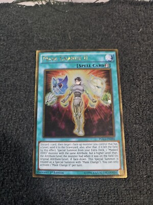 Mask Change II - PGL3-EN086 - Gold Rare  - 1st ed - Yugioh