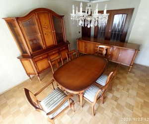 Esszimmer komplett 9teilig Kirschbaum Serie Salzburg | eBay