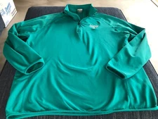 Level Wear Womens Large Green 1/4 Zip Athletic Pullover Shirt