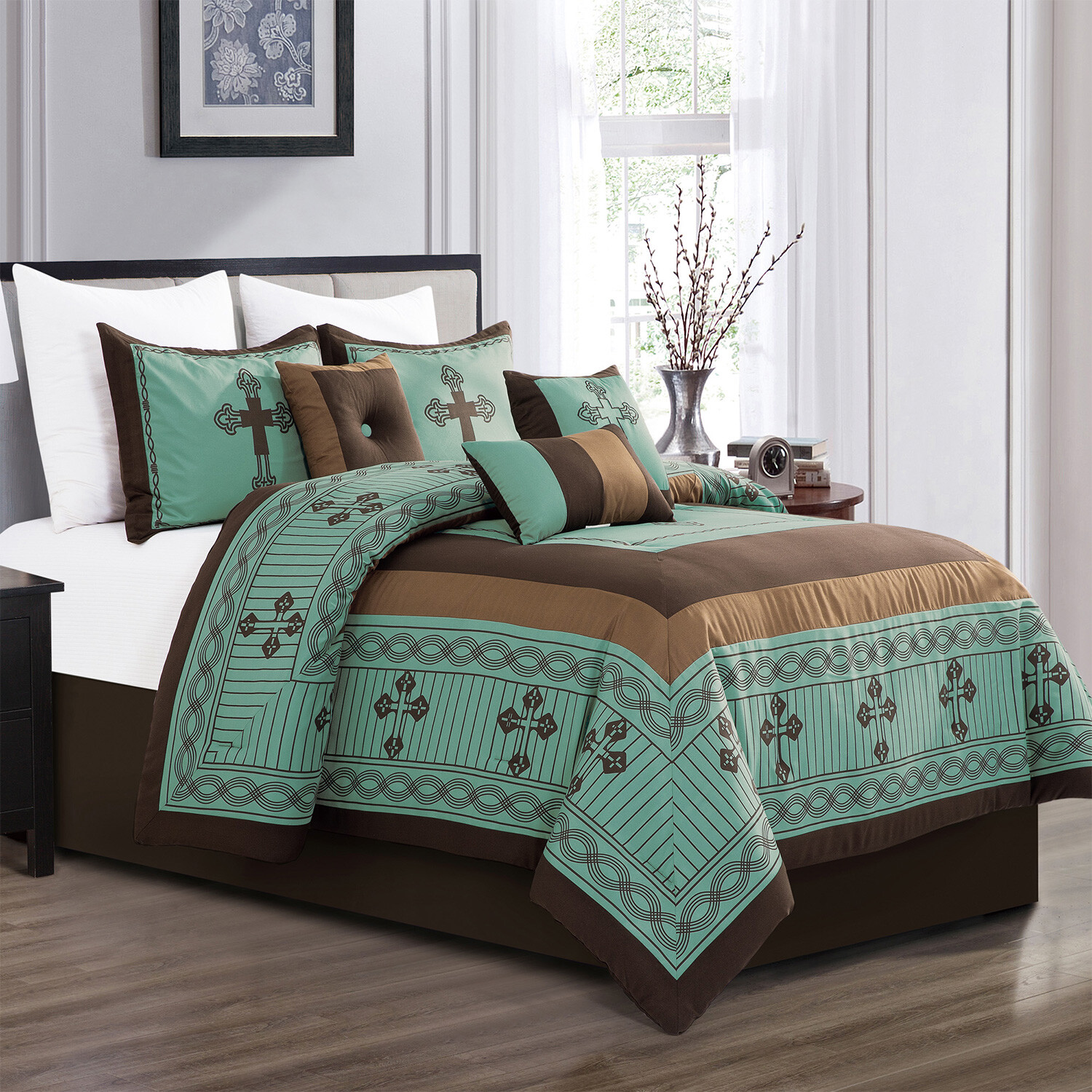 Luxury Retro Style Comforter Set 
