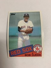 1985 Topps Boston Red Sox Bob Ojeda