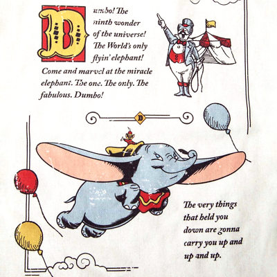 【正規品•美品•最終値下げ】ディズニーDumboシルクスクリーン　100万円購入 Licensed Disney **DUMBO VINTAGE PRINT CANVAS TOTE** NEW W/TAG | eBay