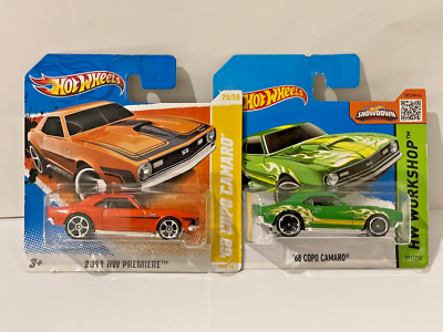 68 Chevrolet Copo Camaro Hot Wheels New Models/Workshop Rare Short