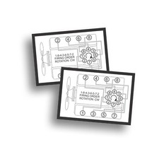 2x Firing Order Decal Fits Chevrolet Big Block Rat 8 Cylinder 396 427 454 Engine 2x Firing Order Decal Fits Chevrolet Big Block Rat 8 Cylinder 396 427 454 Engine