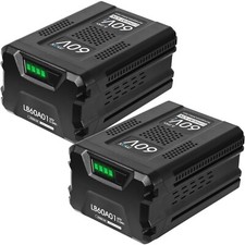2x For Greenworks 60V 5 Ah High Capacity Lithium Battery LB60A00 LB60A02 LB60A03