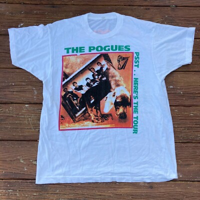 Vintage single stitch Pogues shirt 1991 