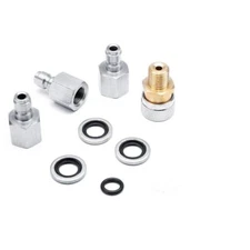 PCP 1/8 BSP Quick Release Disconnect Coupler Socket Connector Adapter w/ 3Plugs
