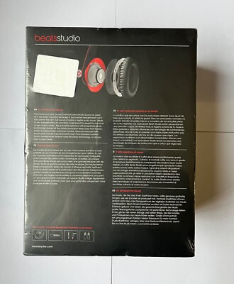 Beats by Dr. Dre Studio Over The Ear Headphones Red Sealed First
