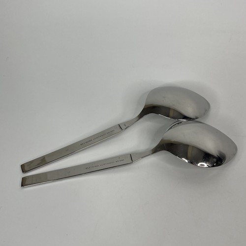 ISTABELLA Pattern Serving Dinner Oneida Community Stainless 2 Replacement Spoons - Picture 4 of 6