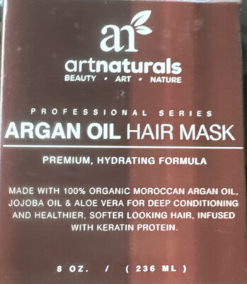 ArtNaturals Argan Oil Hair Mask  1- (8 Oz/226g) - Deep Conditioner, Keratin