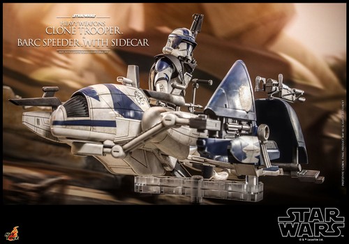Hot Toys Star Wars Heavy Weapons Clone Trooper & BARC Speeder & Sidecar TMS077 - Imagen 12 de 15