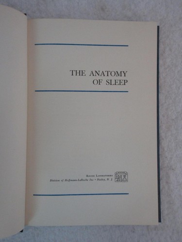 THE ANATOMY OF SLEEP 1966 Roche Laboratories Hoffmann-LaRoche Inc., NJ - Picture 4 of 6
