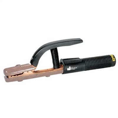Electrode Holders-High Tong Type, 500a, Brass, For 3/0 Cable, 10mm Cap., 12.6'' L