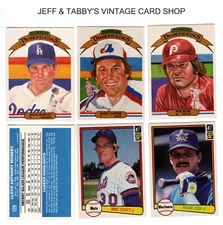 1982 DONRUSS BASEBALL 1 TO 220 / SEE DROP DOWN MENU FOR CARD YOU WILL RECEIVE
